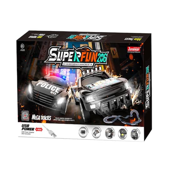 Joysway® SuperFun USB Power Slot Car Racing Set
